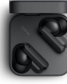 CMF Buds 2a Wireless Earbuds – 42dB Hybrid ANC, 12.4mm Dynamic Drivers, Quad-Mic Calls, Bluetooth 5.4, Dark Grey