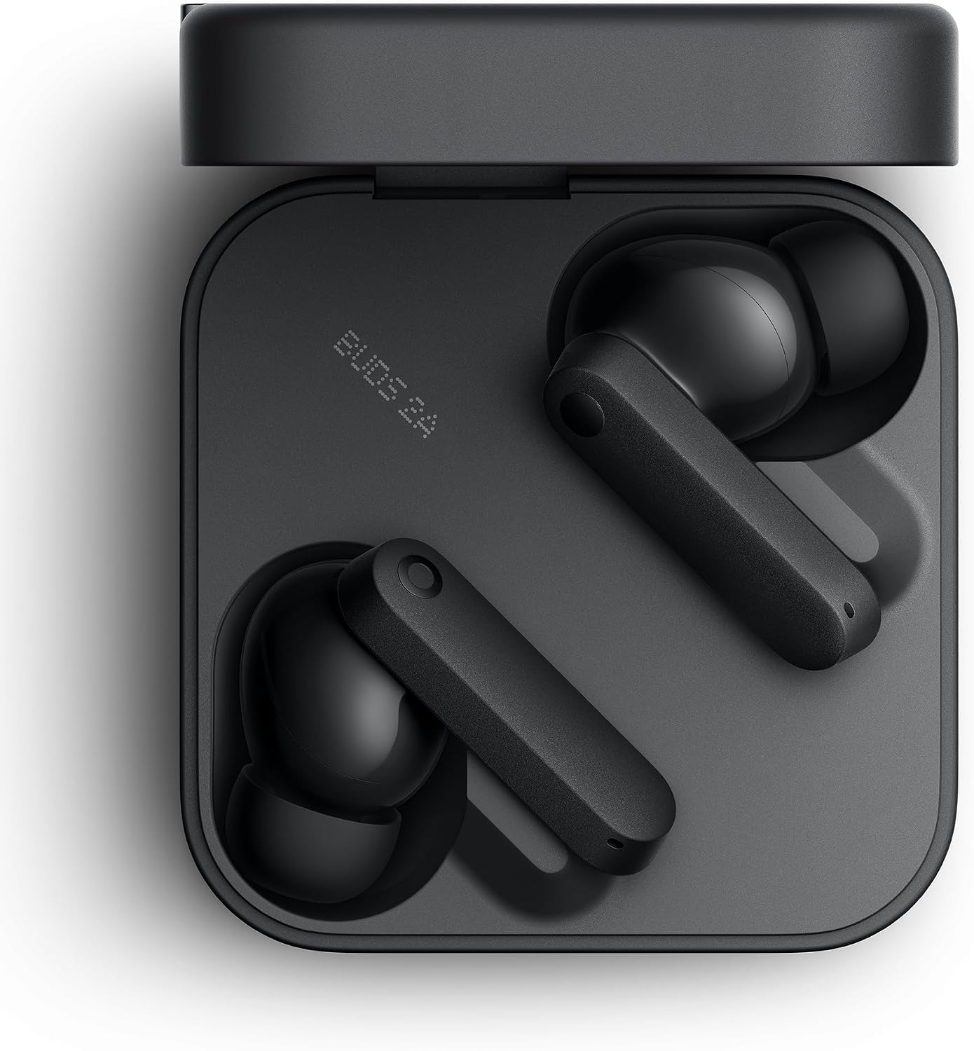 CMF Buds 2a Wireless Earbuds – 42dB Hybrid ANC, 12.4mm Dynamic Drivers, Quad-Mic Calls, Bluetooth 5.4, Dark Grey