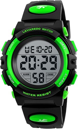 Kids Digital Sports Watch for Boys Ages 3–15, Multifunction LED Watch with Alarm, Stopwatch, Calendar, 12/24-Hour Display & 50M Water Resistance, Adjustable Silicone Band - Image 2