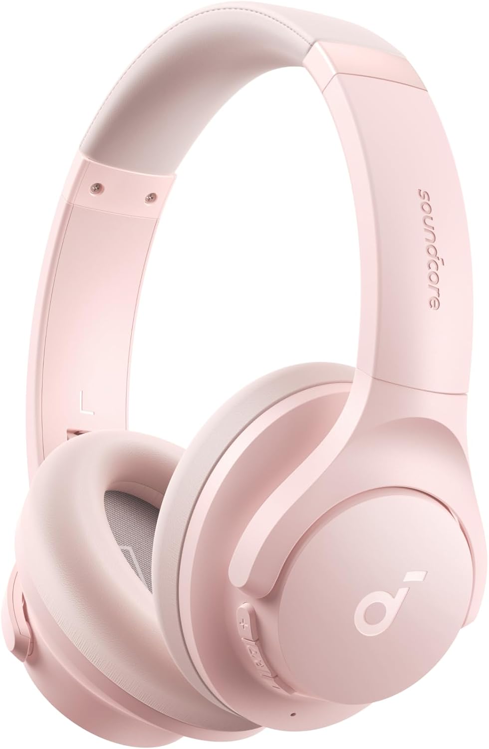 Soundcore by Anker Q20i Hybrid Active Noise Cancelling Over-Ear Headphones – Black, white and pink - Image 2