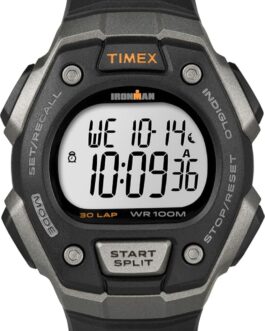 Men’s Digital Sports Watch – 38mm Resin Case, Adjustable Strap, 100M Water Resistance, Stopwatch, Alarm & INDIGLO® Backlight